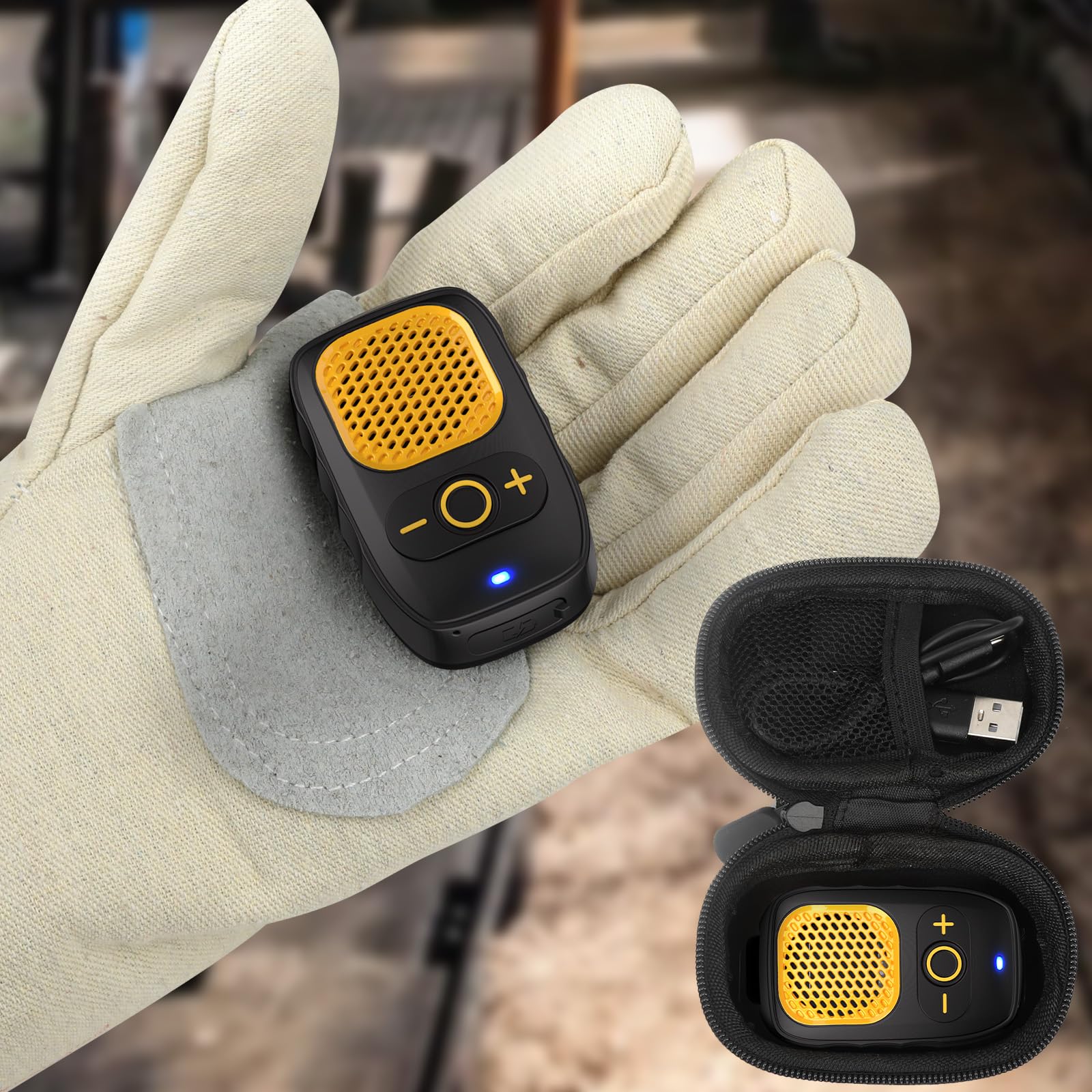 Wearable Bluetooth Speaker — 30H Working Time Magnetic Clip